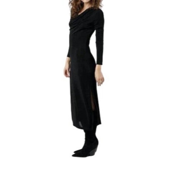 Band of the free long Black Maxi cocktail Dress size small - Picture 7 of 9